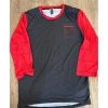 100% Airmatic 3/4 Sleeve Jersey - Black/Dark Red M