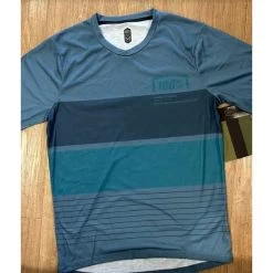 100% Airmatic Short Sleeve Jersey - Slate/Navy M