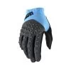 100% GEOMATIC Gloves Cyan/Charcoal