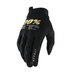 100% ITRACK Youth Gloves Black