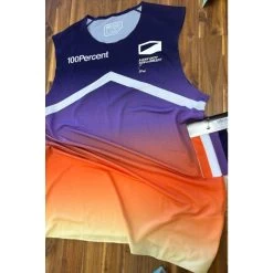 100% R-Core Concept Sleeveless Jersey - Dessert Sky M