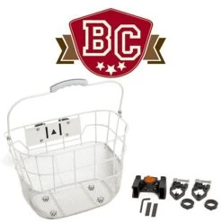 Front Basket Mesh - Quick Release - White