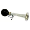 AIR HORN 22cm Silver With Black Rubber Bulb