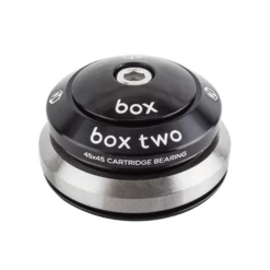 Box Two H/Set 1.5" 45X45 Black - For Tapered Forks