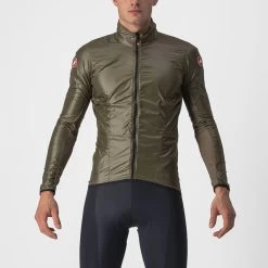 Castelli Aria Shell Jacket Moss Brown