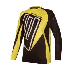 Endura Kids MT500JR L/S Black Jersey- Small