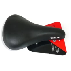 BMX Saddle Black Vinyl, For 16-20"