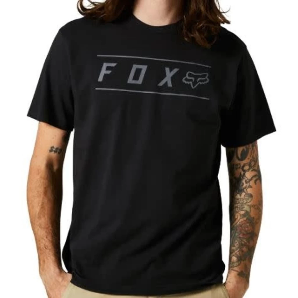 Fox Pinnacle SS Premium Tee Black/Black 1 Fox Pinnacle SS Premium Tee Black/Black