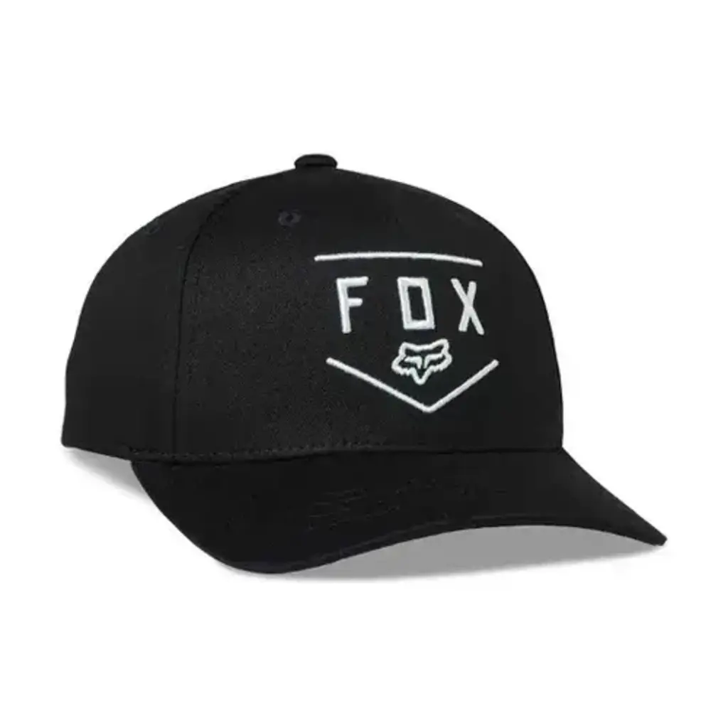 Fox Youth Shield 110 Snapback Hat - Black OS 1 Fox Youth Shield 110 Snapback Hat - Black OS