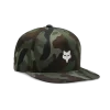 Fox Head Camo Tech Snapback Hat Green Camo