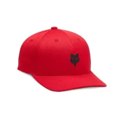 Fox Youth Lithotype 110 Snapback Hat - Flame Red OS