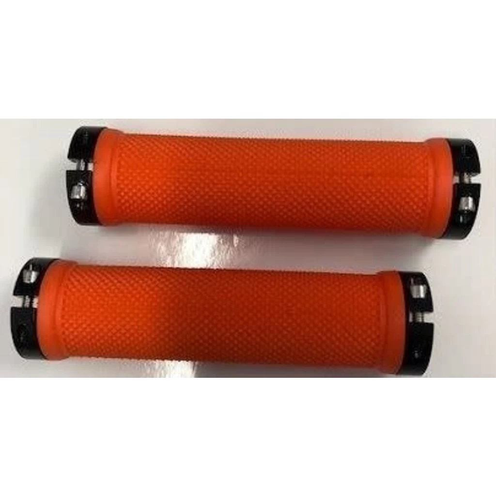 KWT File Lock On Grips Orange 1 KWT File Lock On Grips Orange