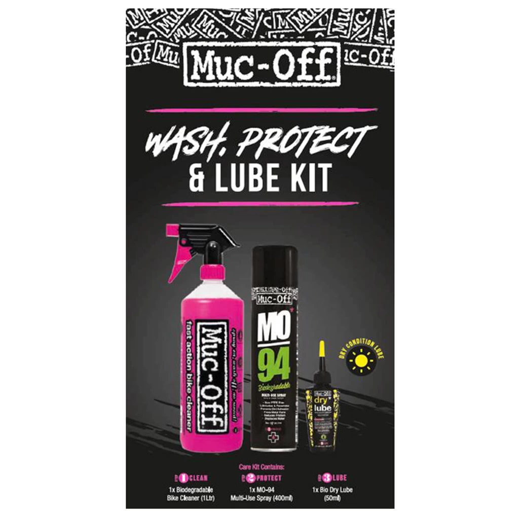Muc-Off Clean, Protect & Lube Kit Dry 1 Muc-Off Clean, Protect & Lube Kit Dry