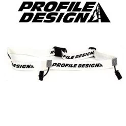 Profile Design Race Number Belts - White