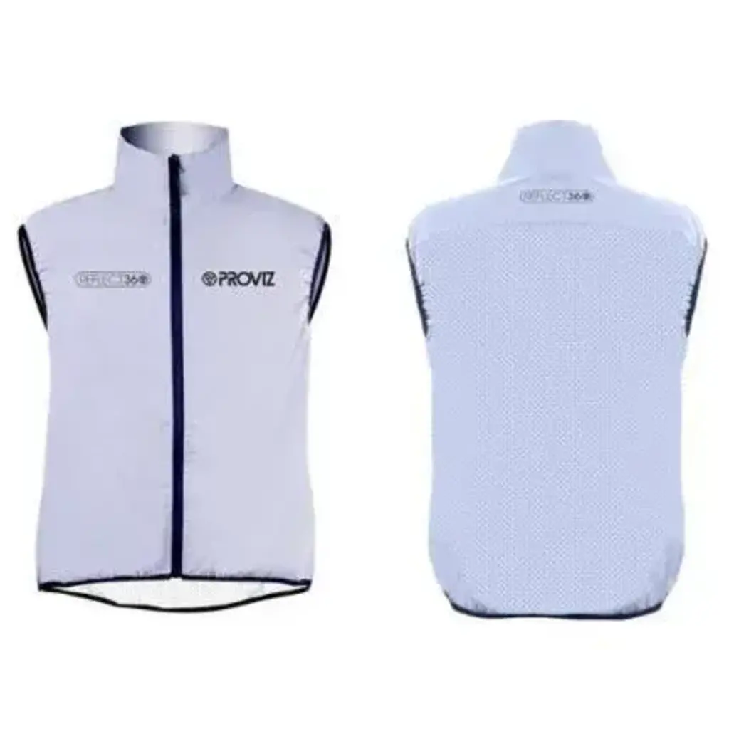 PROVIS Reflect360 Men's Fully Reflective Cycling Gilet 3 PROVIS Reflect360 Men's Fully Reflective Cycling Gilet - Image 3