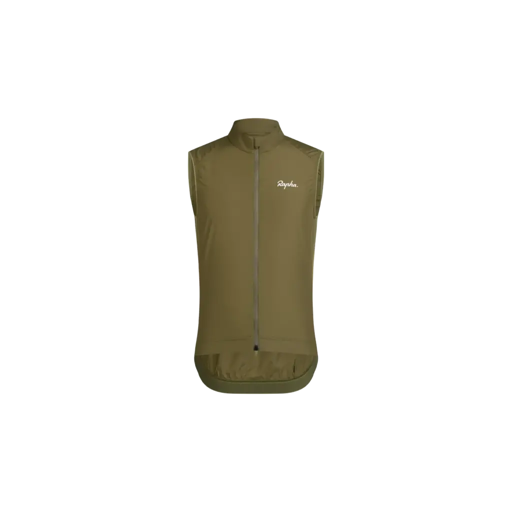 Rapha Core Cycling Gilet Khaki 1 Rapha Core Cycling Gilet Khaki