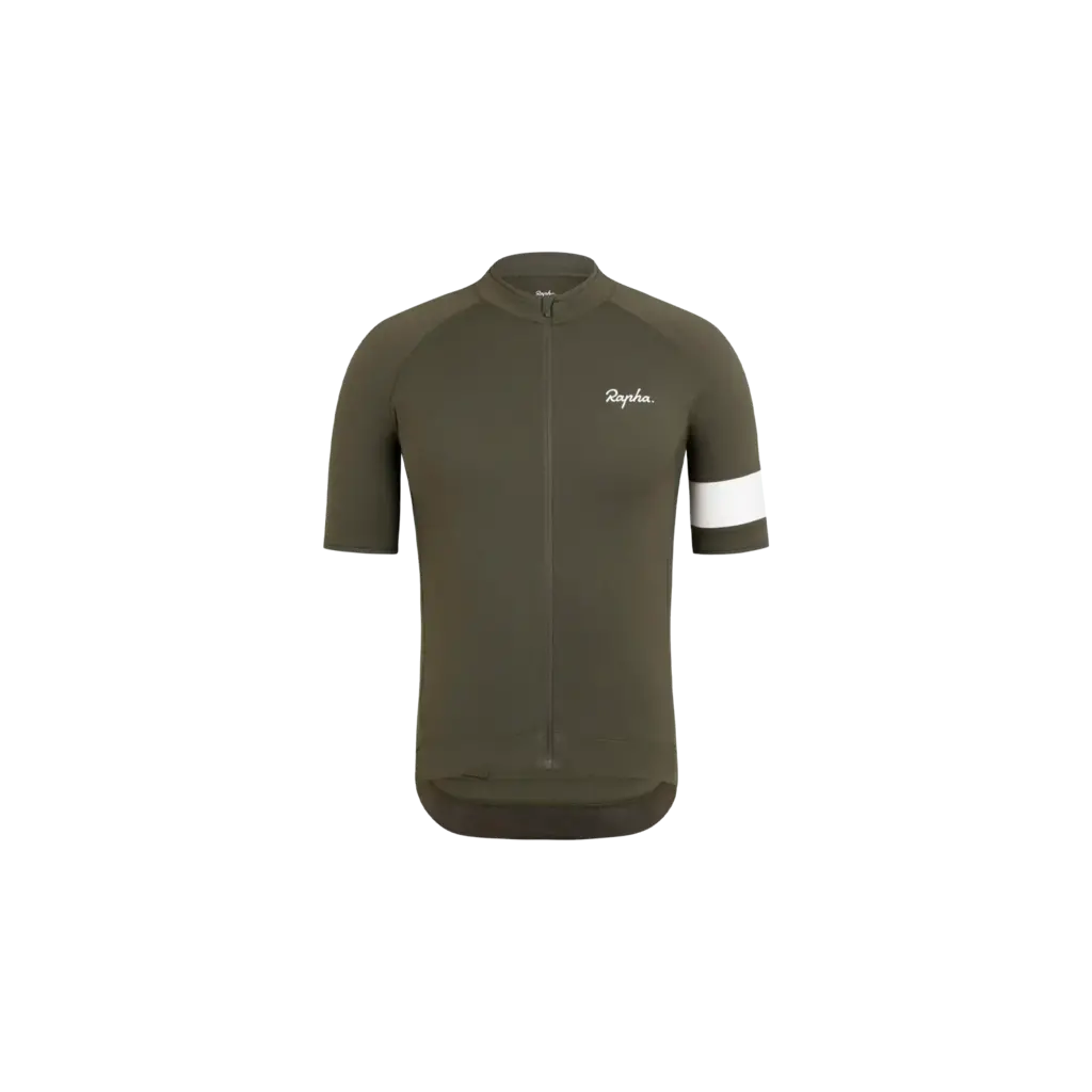 Rapha Core Cycling Jersey - Dark Green 1 Rapha Core Cycling Jersey - Dark Green