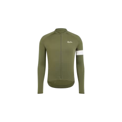 Rapha Core Long Sleeve Cycling Jersey - Khaki