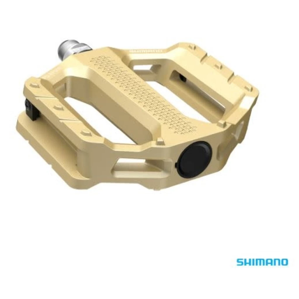 Shimano PD-EF202 Flat Platform Pedals E-bike/Trekking/Urban - Gold 1 Shimano PD-EF202 Flat Platform Pedals E-bike/Trekking/Urban - Gold