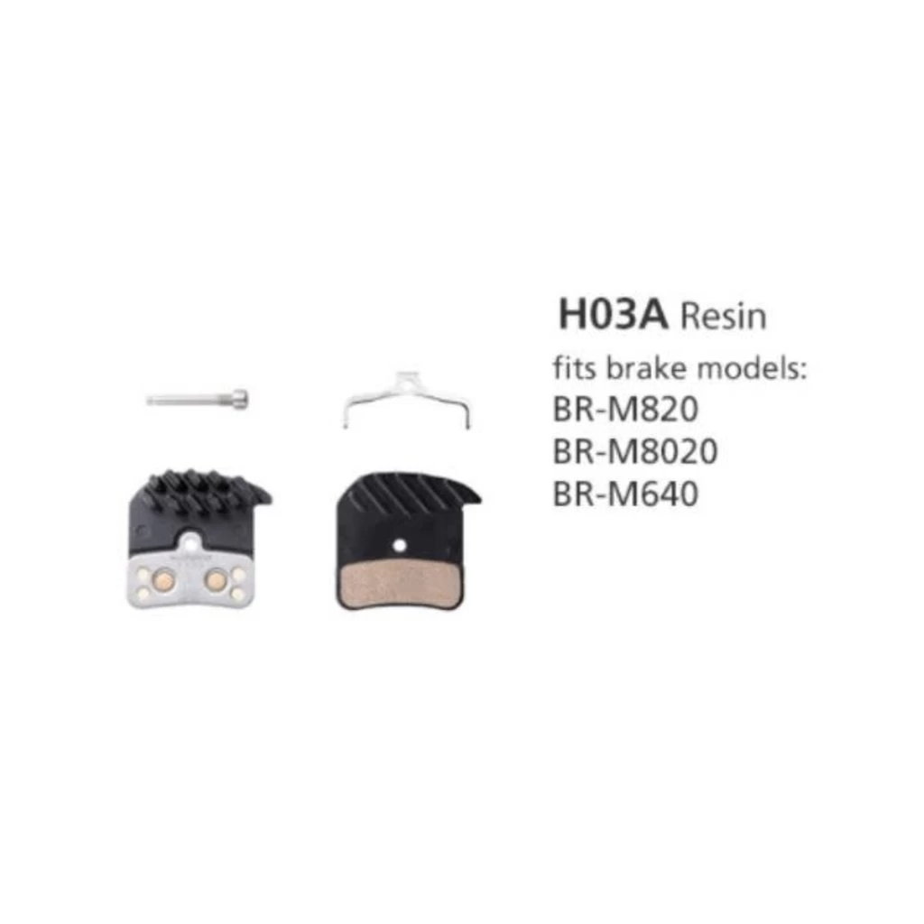Shimano BR-M820 Disc Brake Pads Resin Pad And Spring 1 Shimano BR-M820 Disc Brake Pads Resin Pad And Spring
