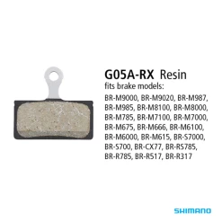 Shimano BR-M9000 Resin Pad & Spring (G05A-RX)