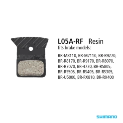 Shimano BR-R9270 Resin Pad W/FIN & Spring (L05A-RF)