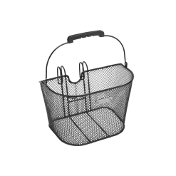 Trek Basket Electra Mesh Large Hook On Black Front