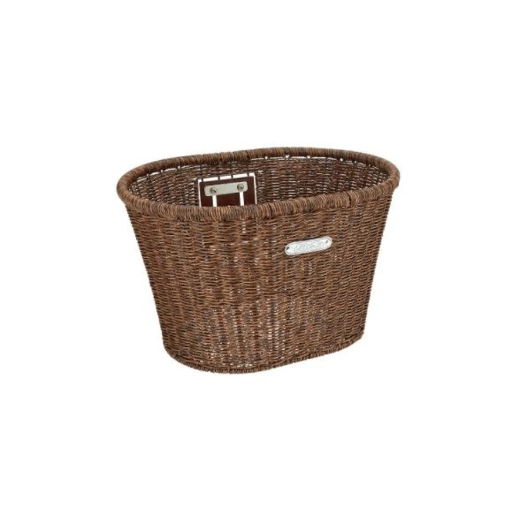 Trek Basket Electra Plastic Woven Dark Brown 1 Trek Basket Electra Plastic Woven Dark Brown