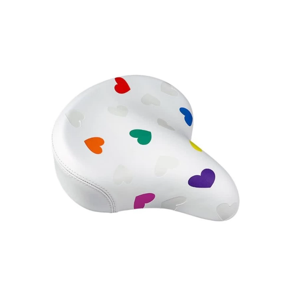 Trek Saddle Electra Heartchya 20in White 1 Trek Saddle Electra Heartchya 20in White