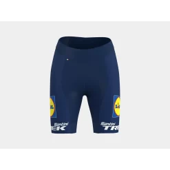 Santini Lidl-Trek Women's Replica Race Shorts Dark Blue/Yellow