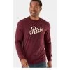 Trek Good Ride LS T-Shirt Dark Red Large