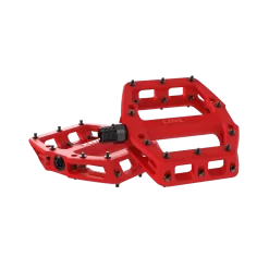 Trek Line Elite Flat Pedal Set Radioactive Red