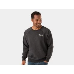 Trek Script Crewneck Sweatshirt - Charcoal M