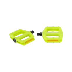 VP Components VP-536 Nylon Pedal Set Visibility Green 9/16