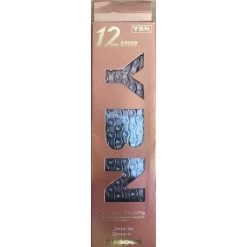 YABAN Chain - 12 Speed - S2 - 1/2 X 11/128 X 126L - Solid Pin & Plate - 5.25mm - Silver/Grey