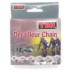 CHAIN - 6 Speed - YBN S20 - 114L - BROWN - W/Connect Link (Derailleur Chain)